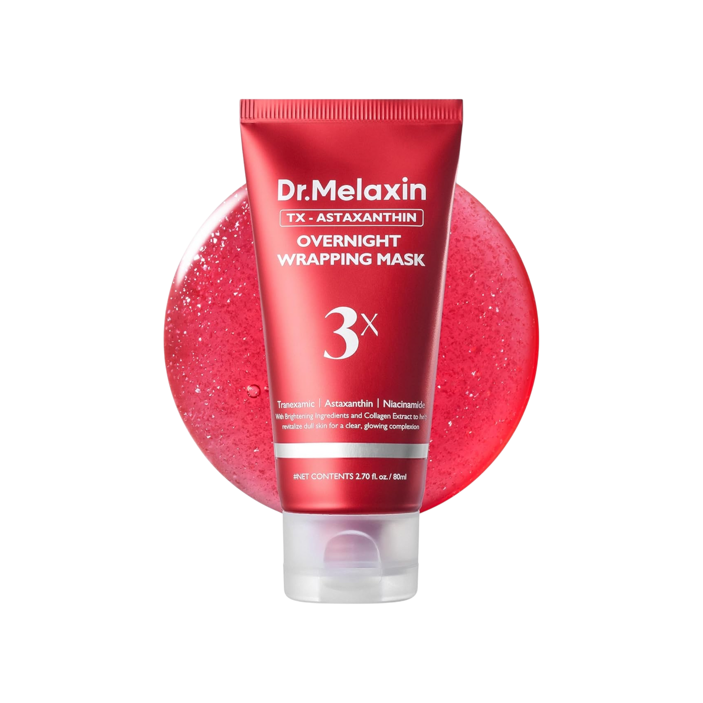 Dr.Melaxin Astaxanthin Overnight Wrapping Peel-Off Mask 80ml