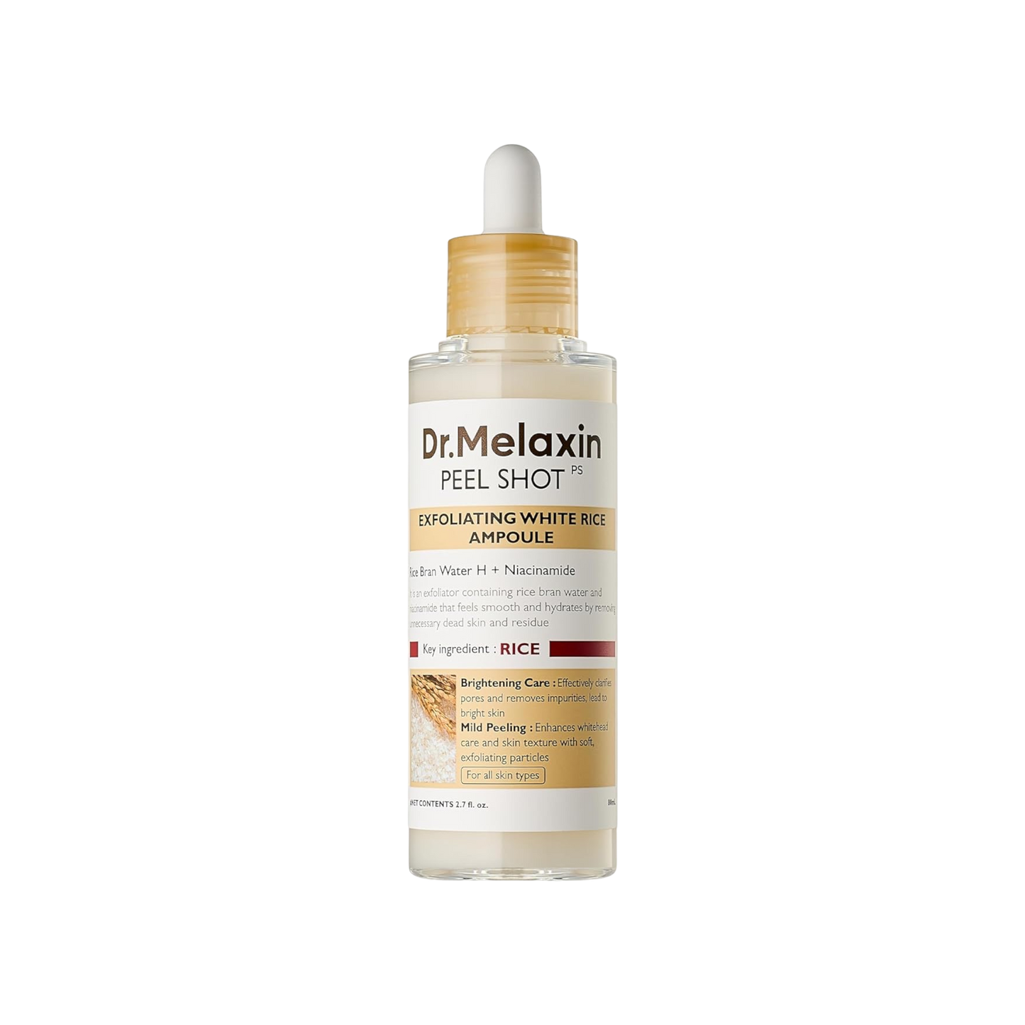 Dr.Melaxin Peel Shot Glow White Rice Ampoule 80ml