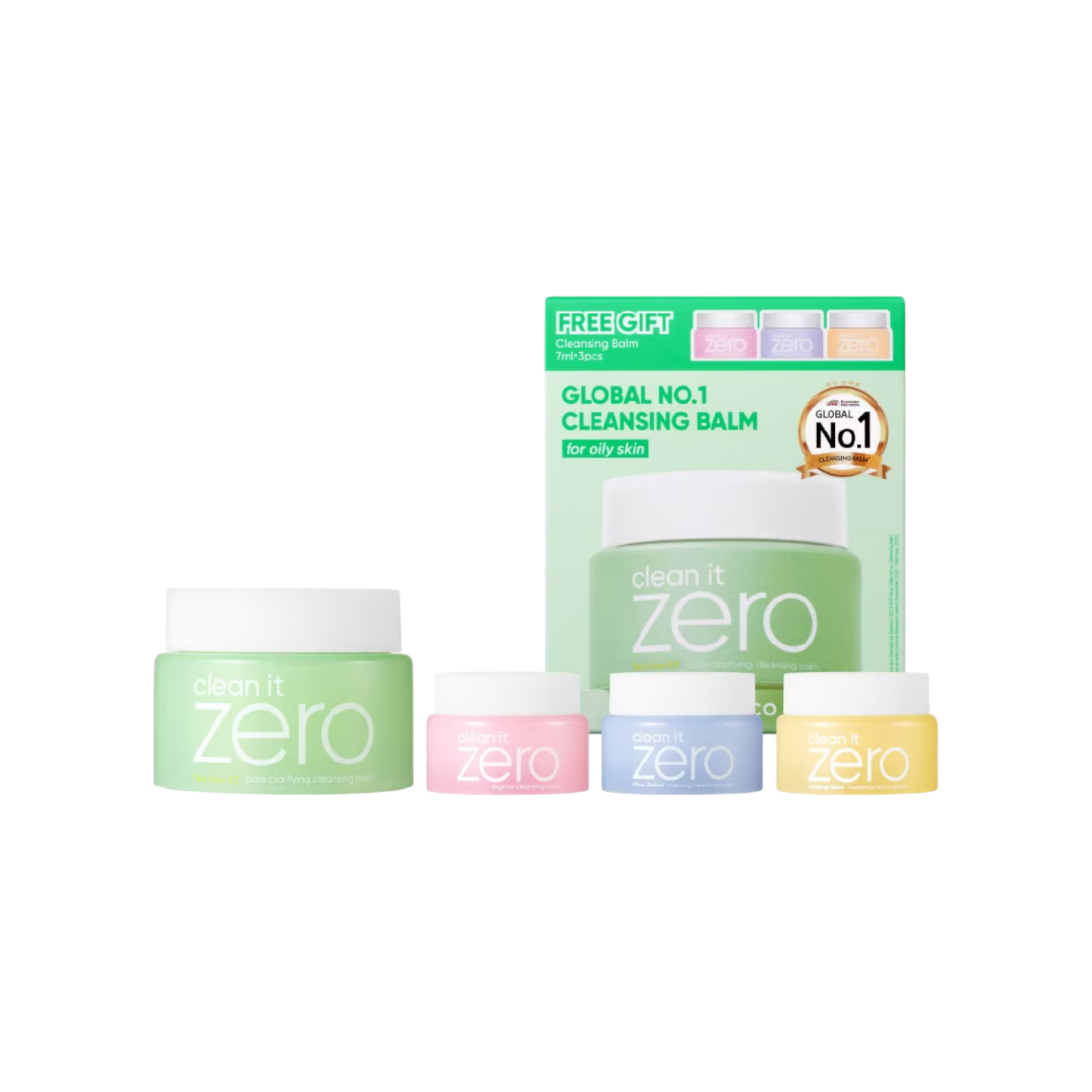BANILA CO Clean it Zero Pore Clarifying Cleansing Balm Bonus Pack 100ml+7ml-x-3