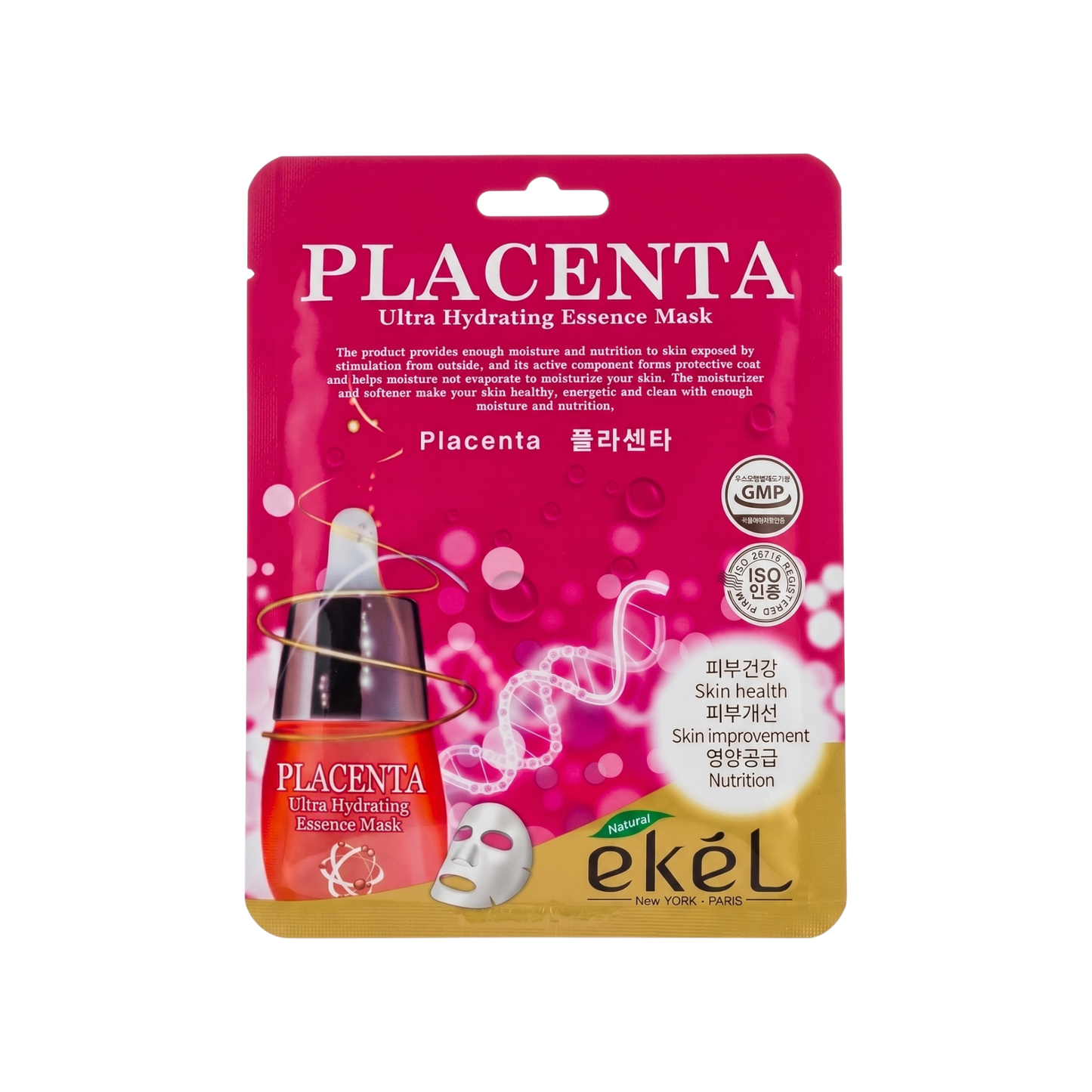 Ekel Placenta Mask Pack 25ml x 10s