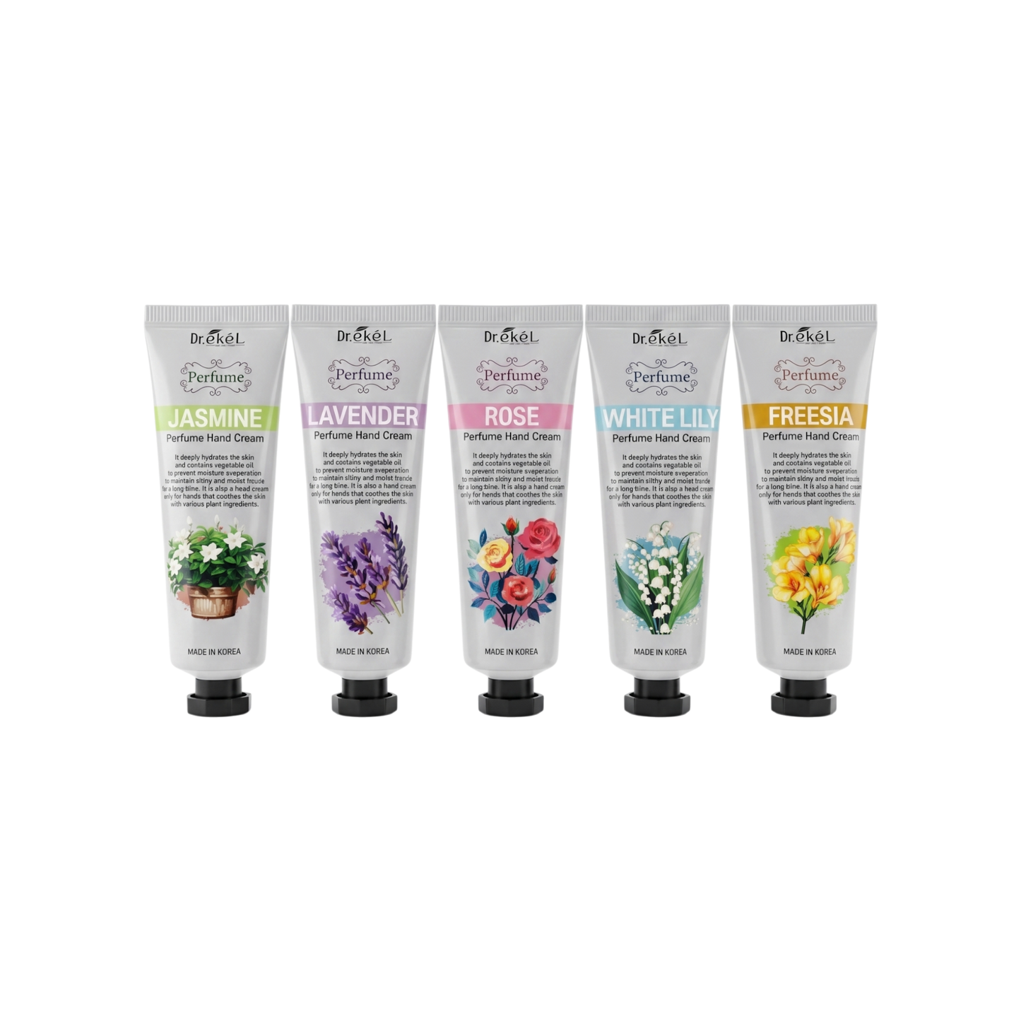 Ekel Perfume Hand Cream Set 50ml x 5s
