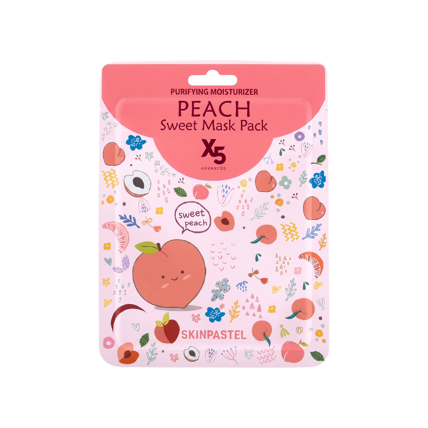 Skinpastel Advanced X5 Peach Sweet Mask Pack