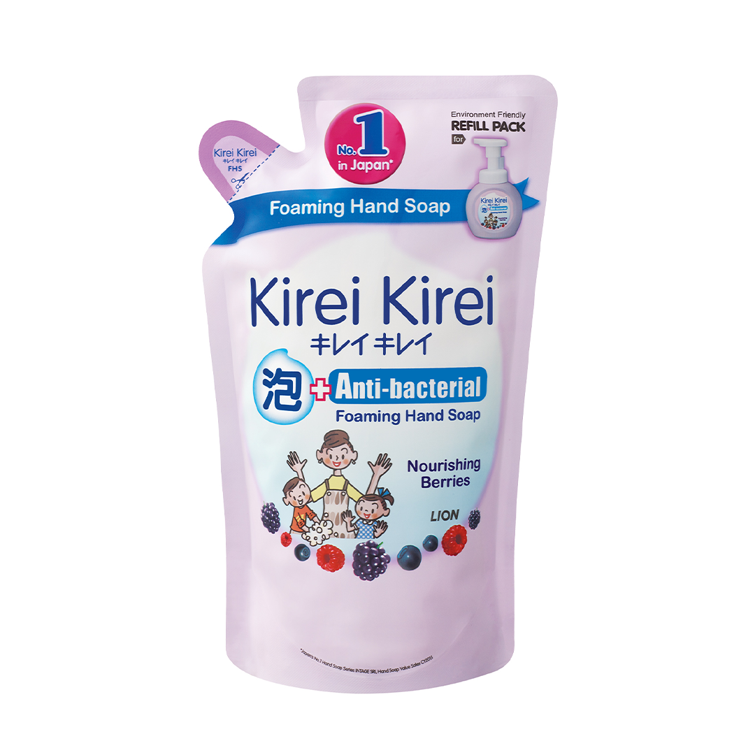 Kirei Kirei Anti Bacterial Foaming Hand Soap Refill 200ml Nourishing Berries