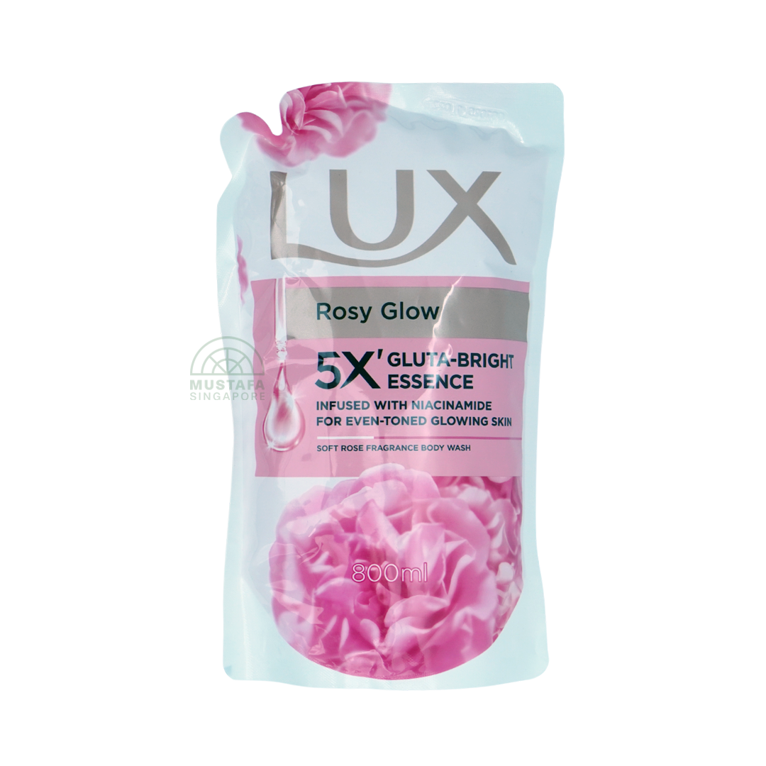 Lux Liquid Body Wash Rosy Glow Refill 800ml