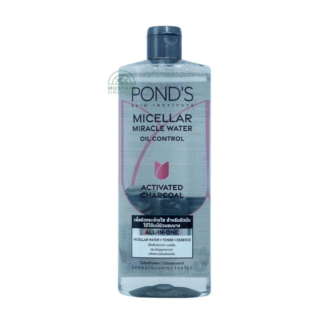 Ponds Activated Charcoal Micellar Miracle Water Oil Control 400ml