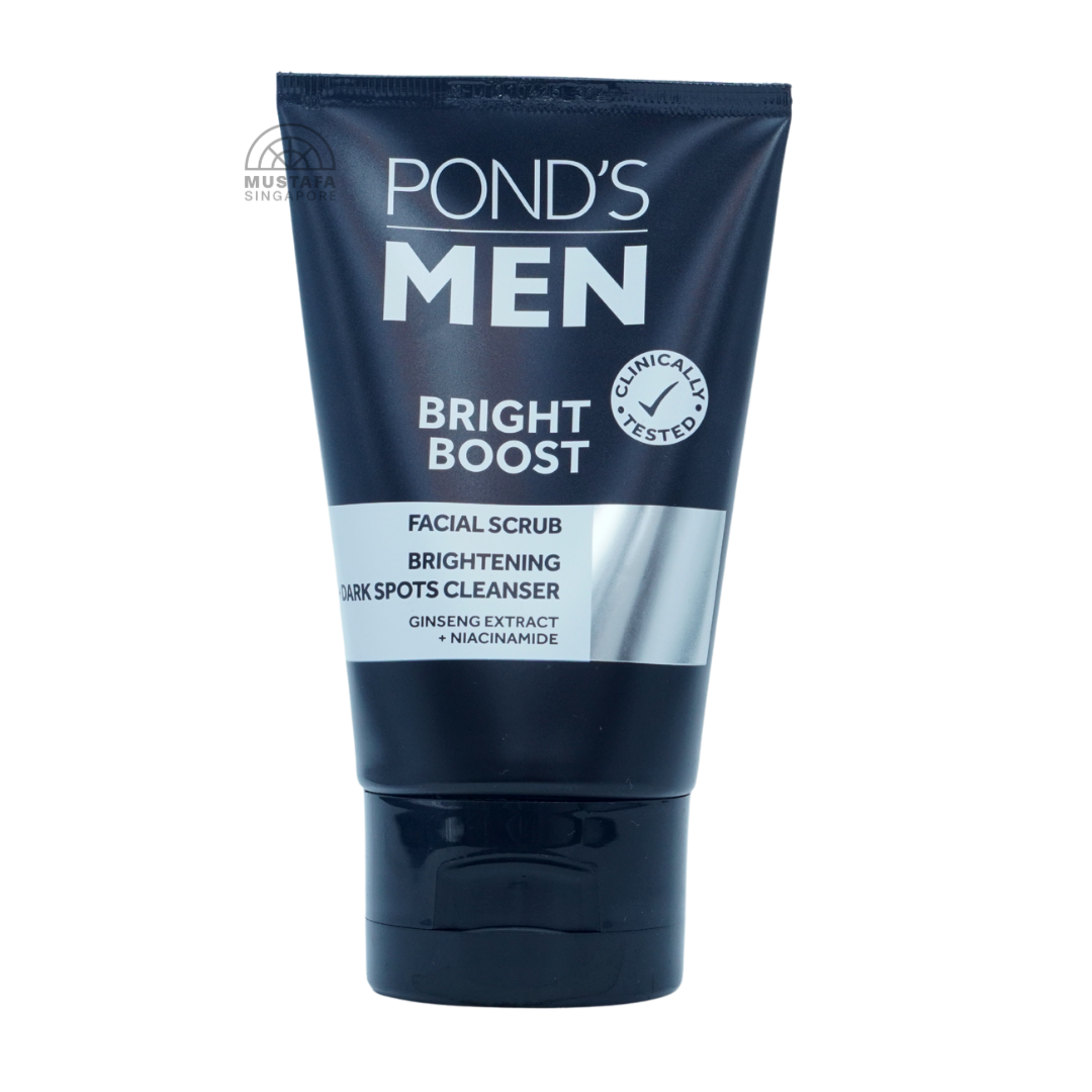 Ponds Men Bright Boost Facial Scrub 100ml
