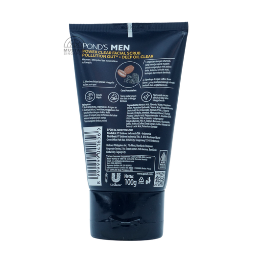 Ponds Men Power Clear Facial Scrub 100ml