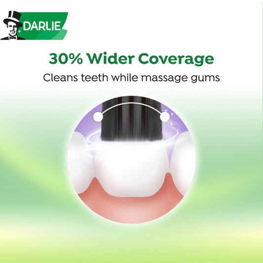 Darlie Charcoal Comfort Extra Soft Bristles Toothbrush 3s Darlie Charcoal Comfort Extra Soft Bristles Toothbrush 3s