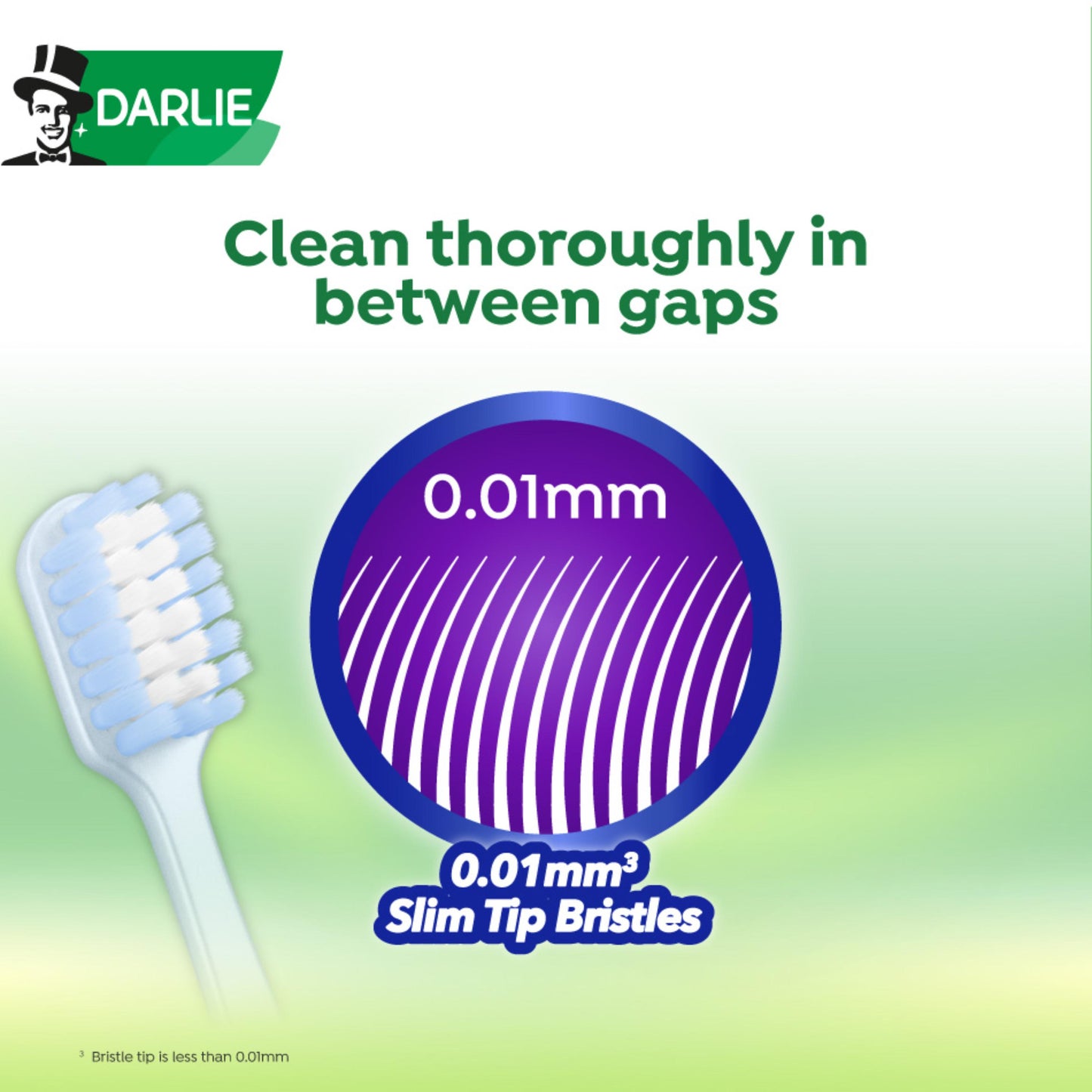 Darlie Gentle Comfort Extra Soft Bristles Toothbrush 3s