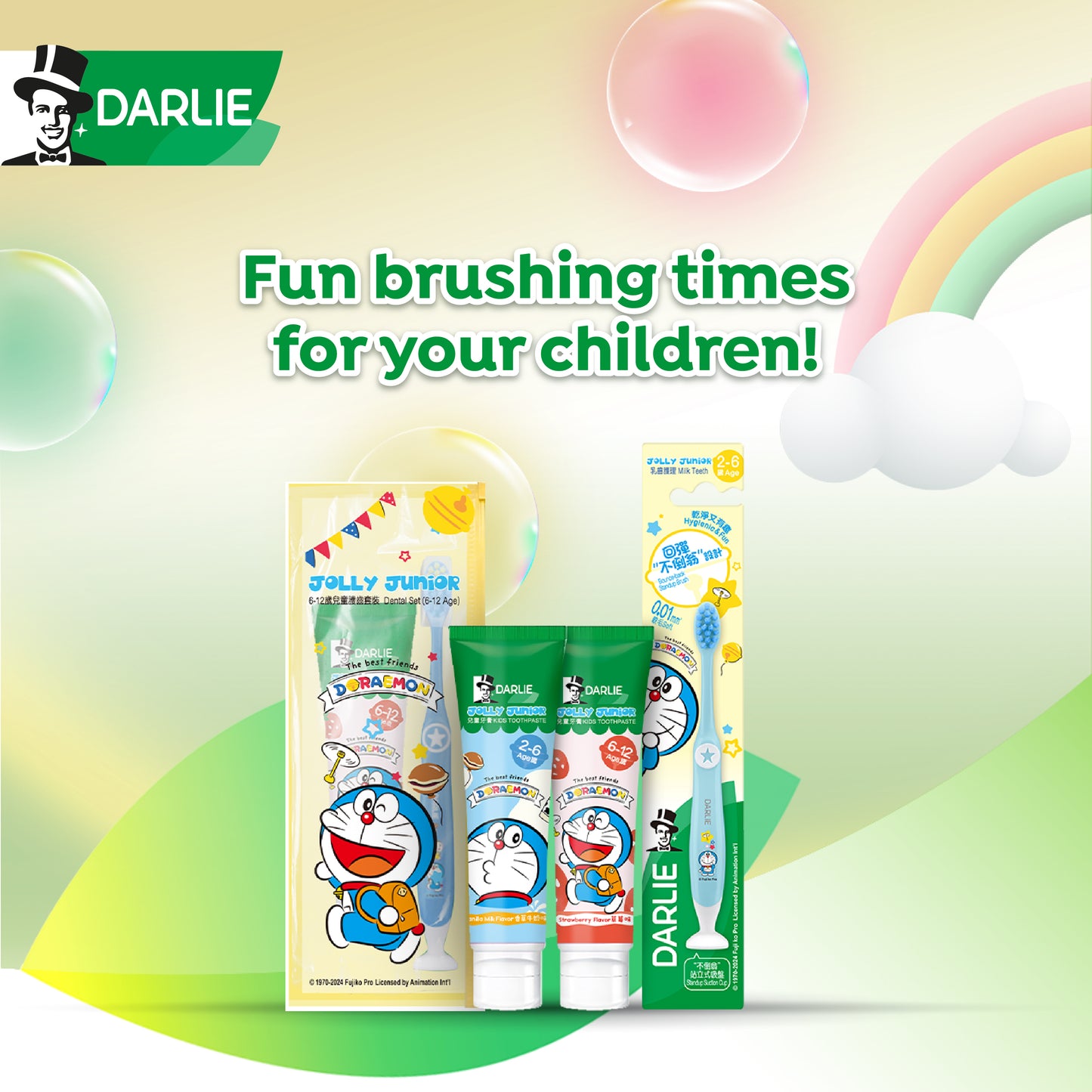 Darlie Jolly Junior Kids (Age 6+) Toothbrush