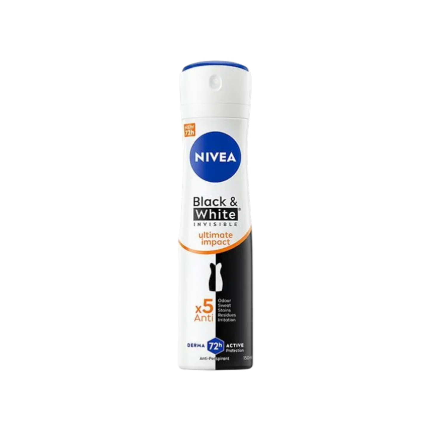 Nivea Black & White Invisible Body Spray 150ml