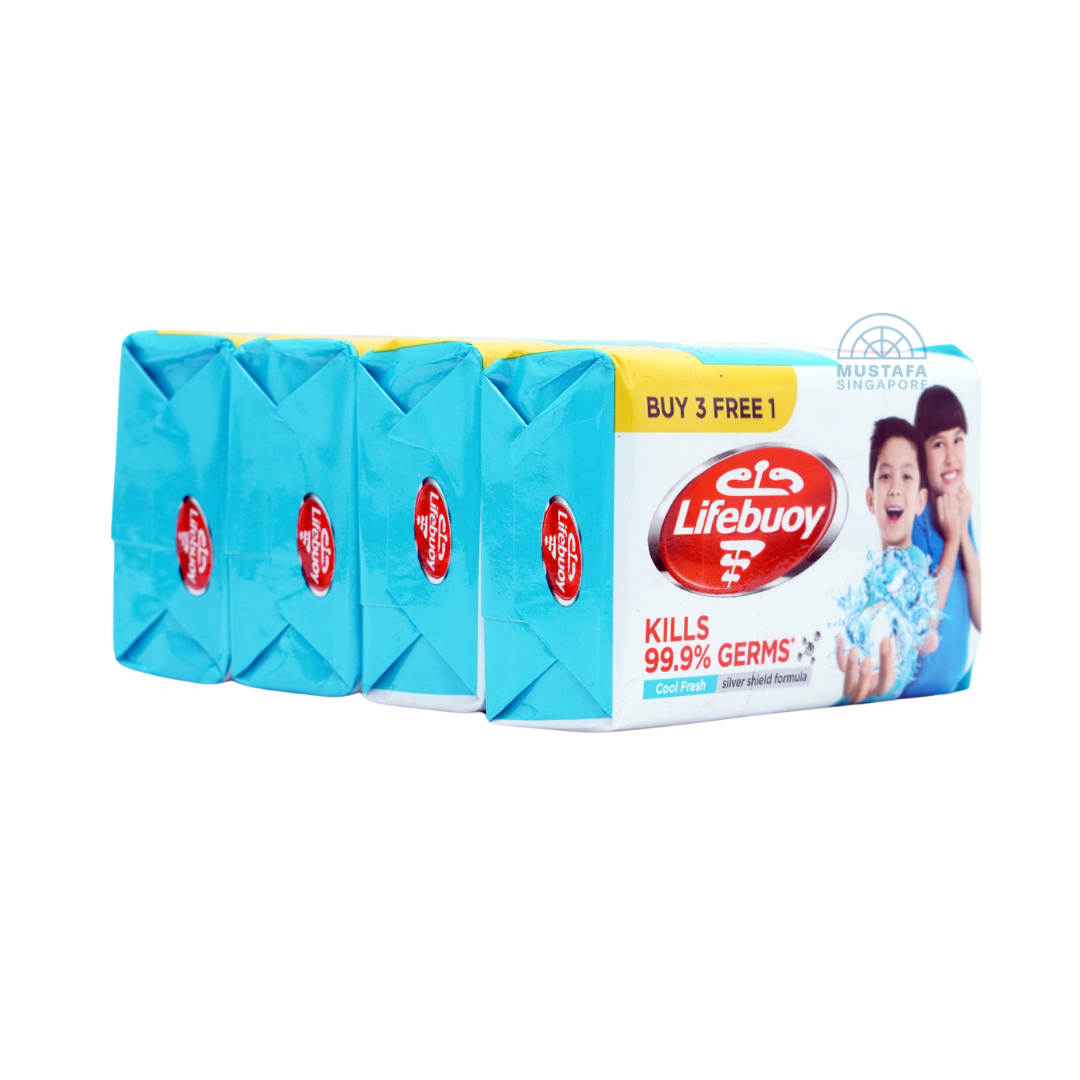Lifebuoy Bar Soap Cool Fresh Value Pack 4 x 100g