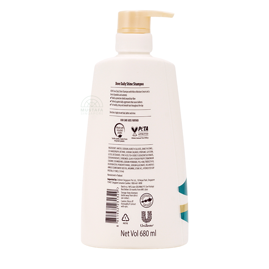 Dove Shampoo Daily Shine 680ml