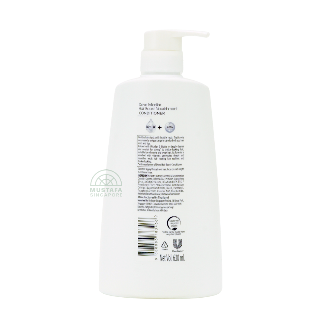 Dove Micellar Conditioner Hair Boost Nourishment 630ml