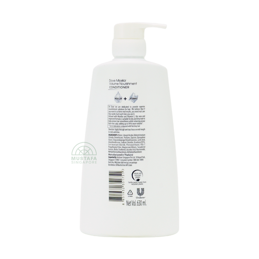 Dove Micellar Conditioner Volume Nourishment 630ml Dove Micellar Conditioner Volume Nourishment 630ml