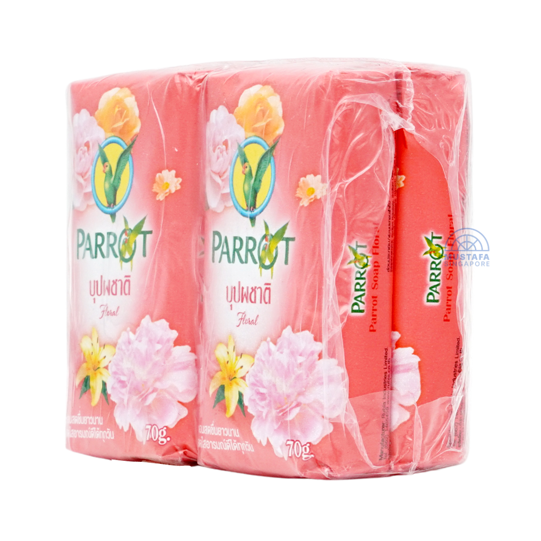 Parrot Soap Floral 70g x 4s