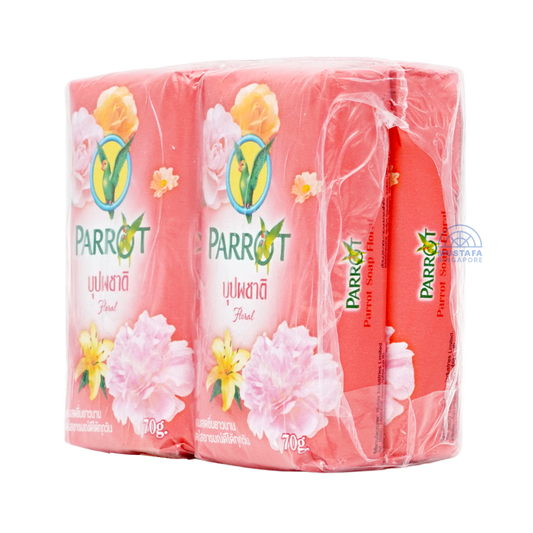 Parrot Soap Floral 70g x 4s Parrot Soap Floral 70g x 4s
