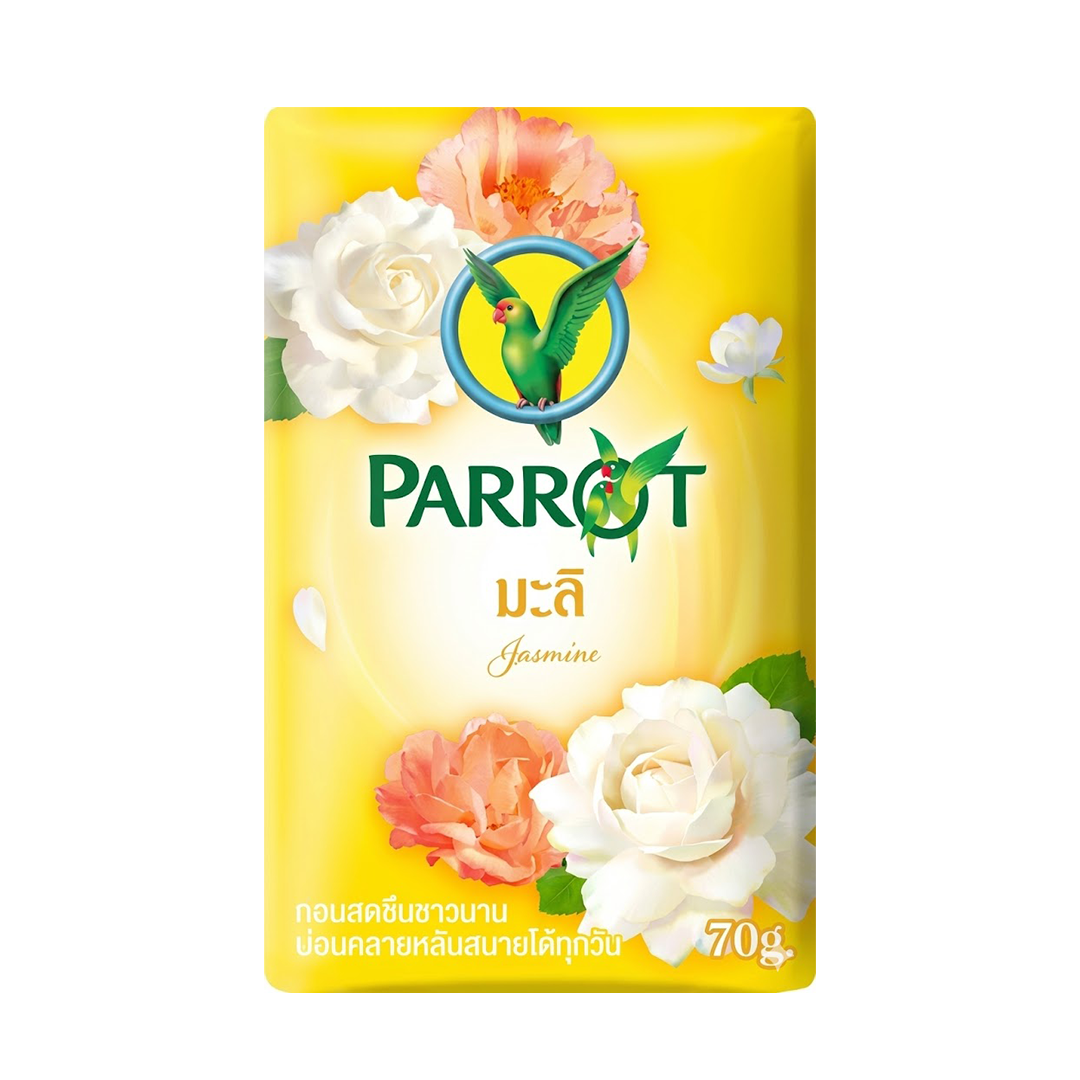 Parrot Soap White Jasmine 70g x 4s