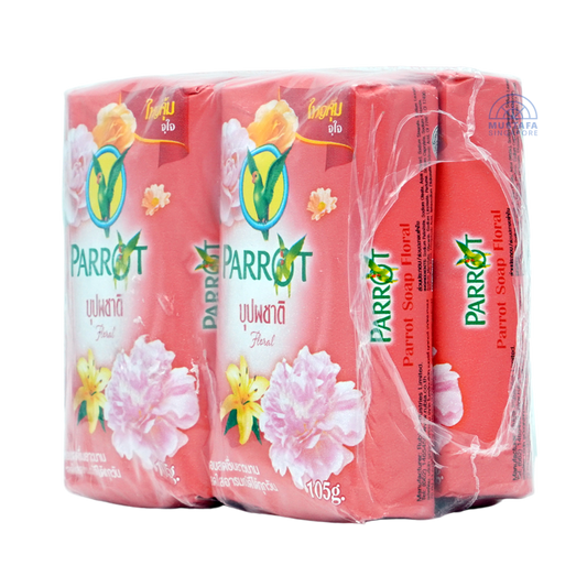 Parrot Soap Floral 105g x 4s Parrot Soap Floral 105g x 4s