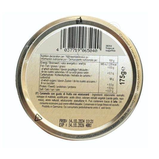 Cavendish & Harvey Tropical Fruit Drops (Sugar Free) 175g