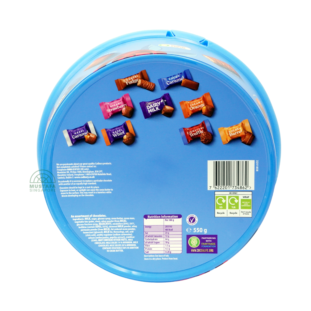 Cadbury Roses Assorted Chocolates 550g