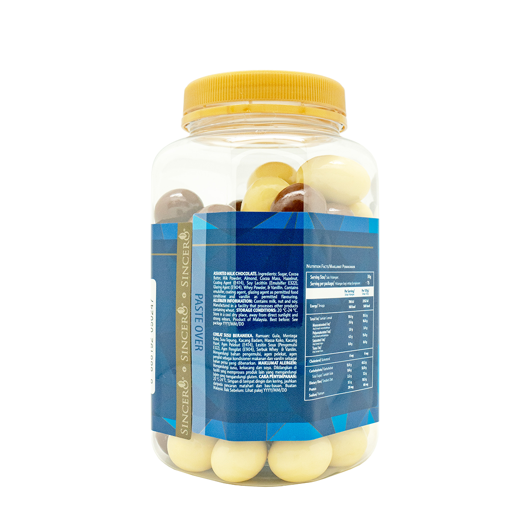 Sincero Premium Chocolate Assorted Milk Chocolate 450g