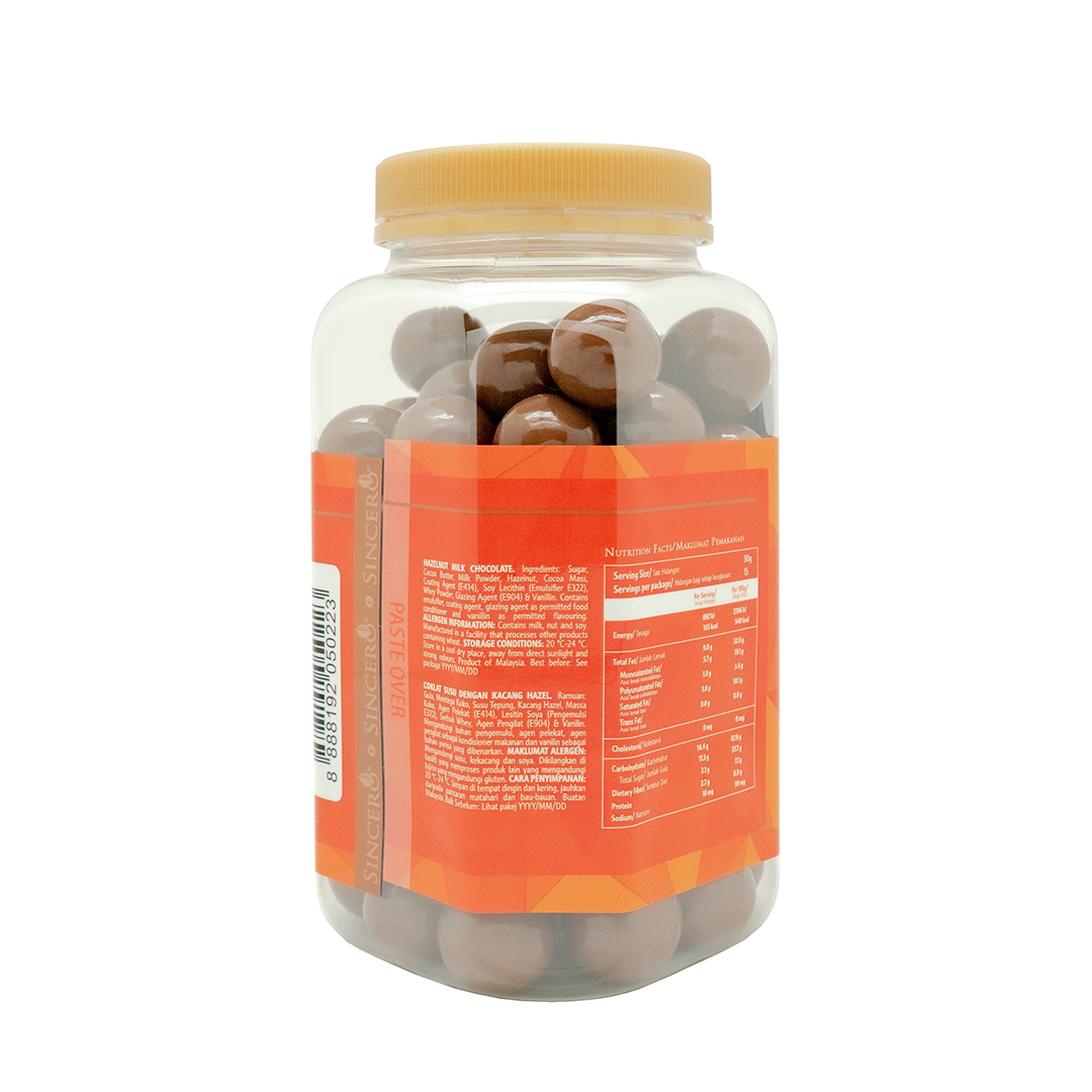 Sincero Premium Chocolate Hazelnut Milk Chocolate 450g