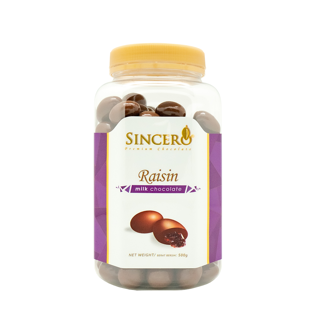 Sincero Premium Chocolate Raisin Milk Chocolate 450g
