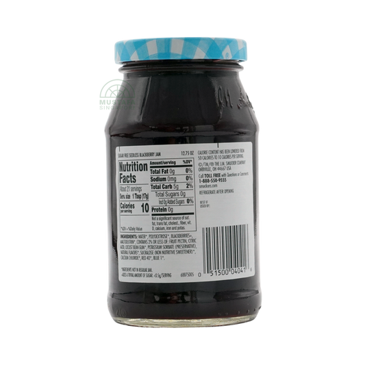 Smucker's Sugar Free Blackberry Jam 361g Smucker's Sugar Free Blackberry Jam 361g