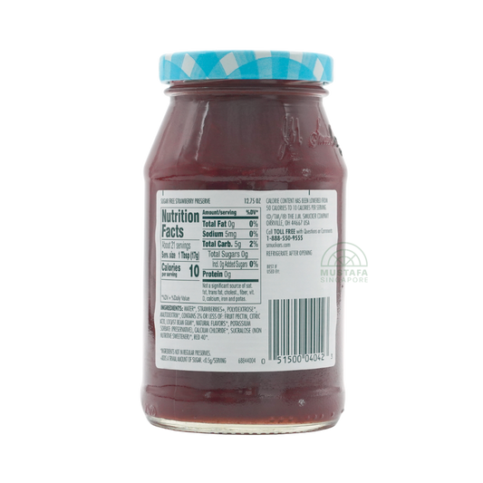 Smucker's Sugar Free Strawberry Preserves 361g Smucker's Sugar Free Strawberry Preserves 361g