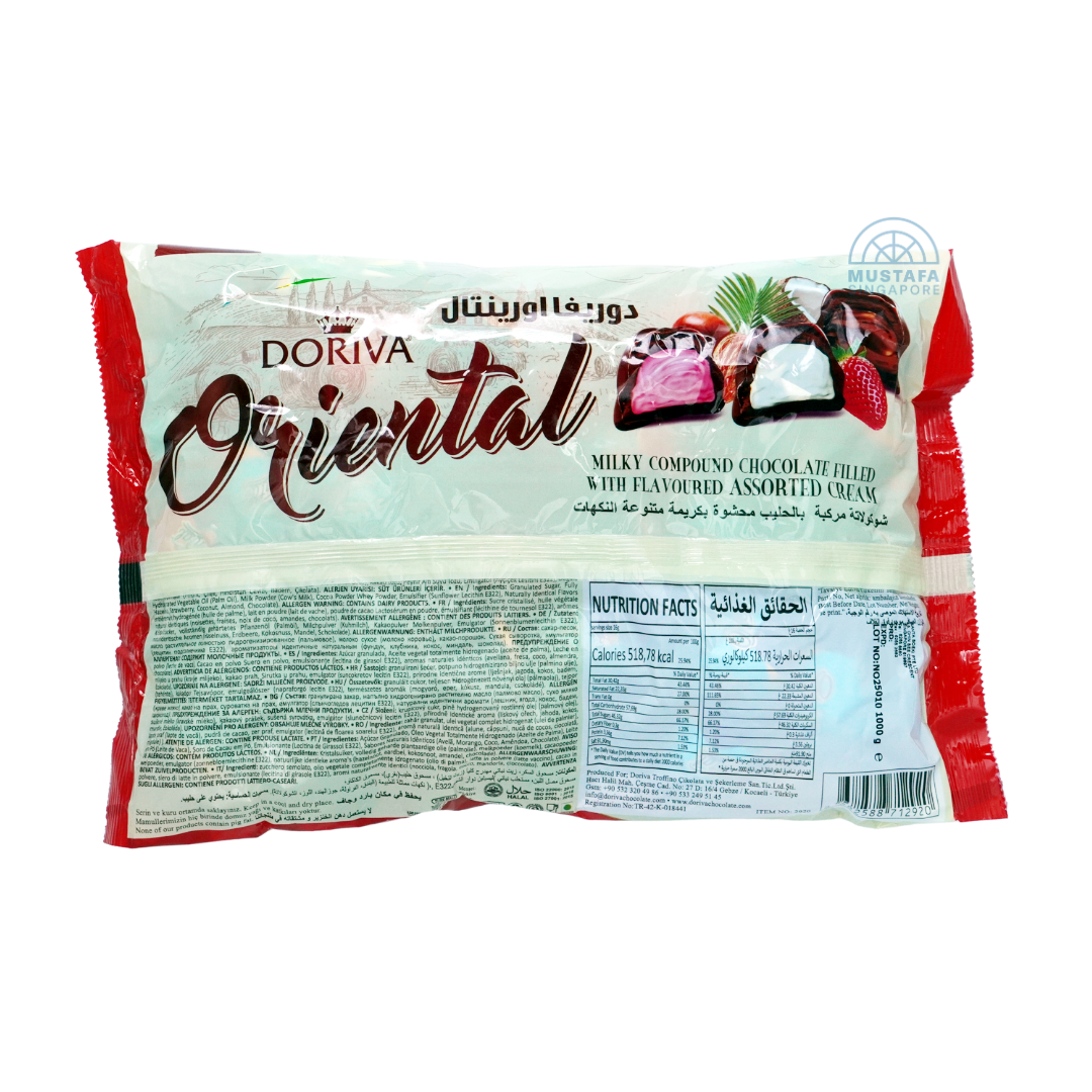 Doriva Oriental Assorted Cream Chocolate 1kg