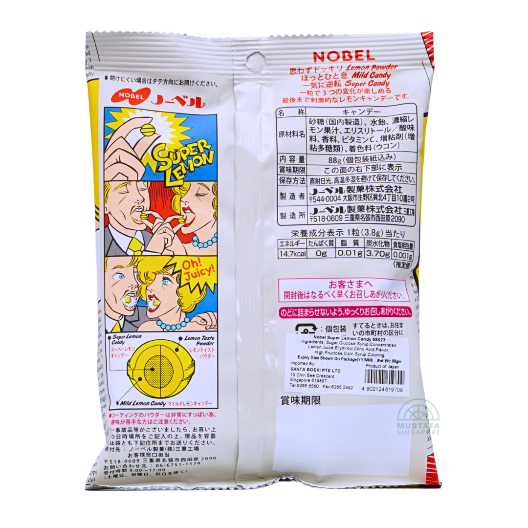 Nobel Super Lemon Candy 88g