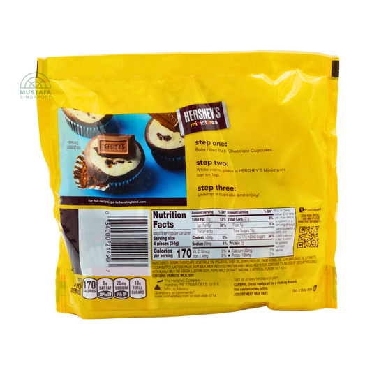 Hershey's Miniatures Chocolate Candy 294g Hershey's Miniatures Chocolate Candy 294g