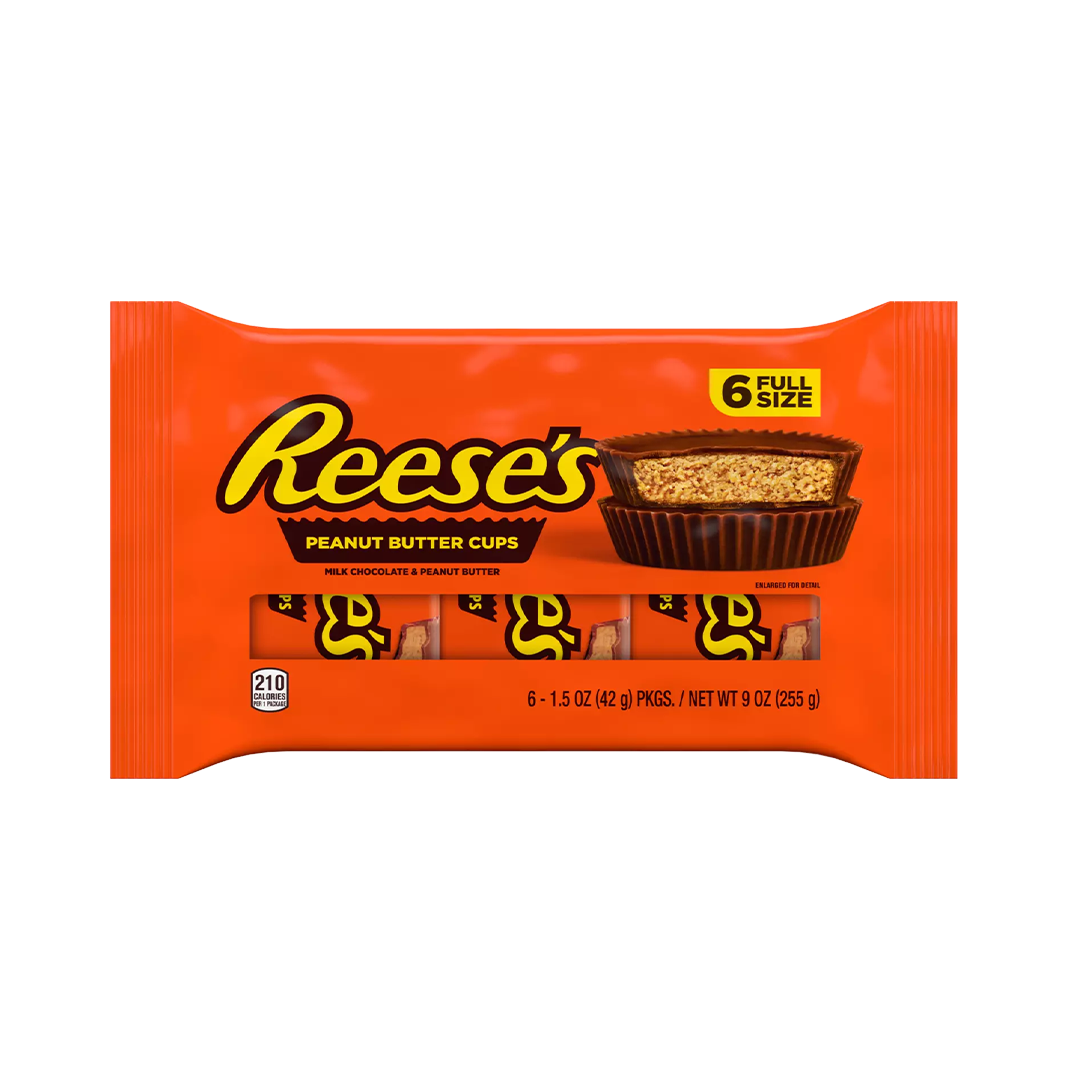 Reese's Peanut Butter Cups (6 Full Size) 160g