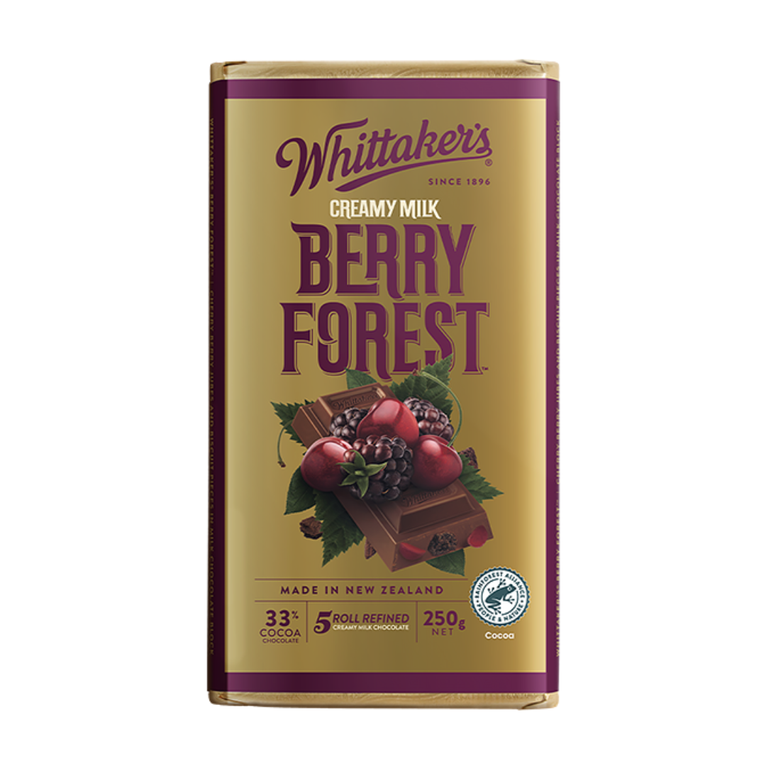 Whittaker's Creamy Milk Berry Forest 250g