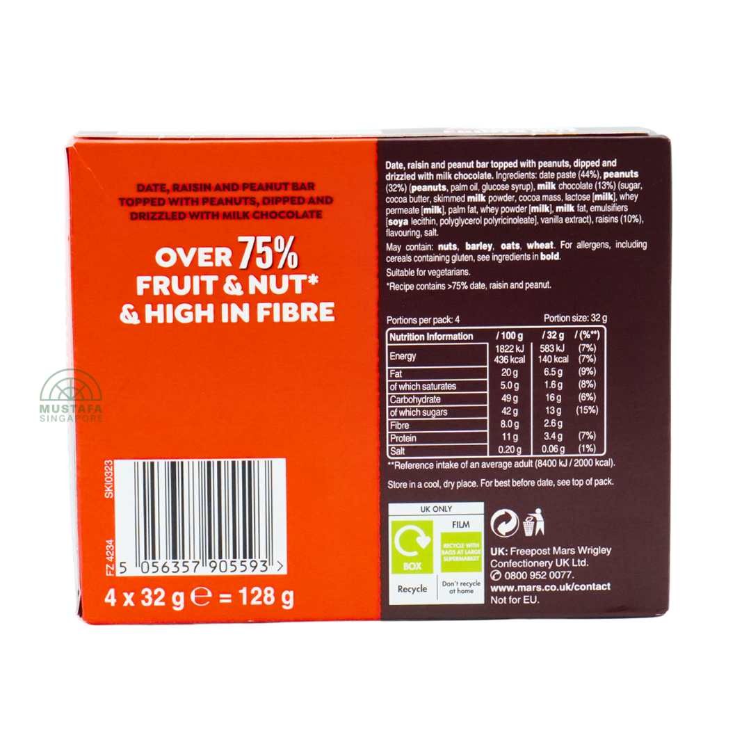 Snickers Fruit & Nut Bar 32g x 4s