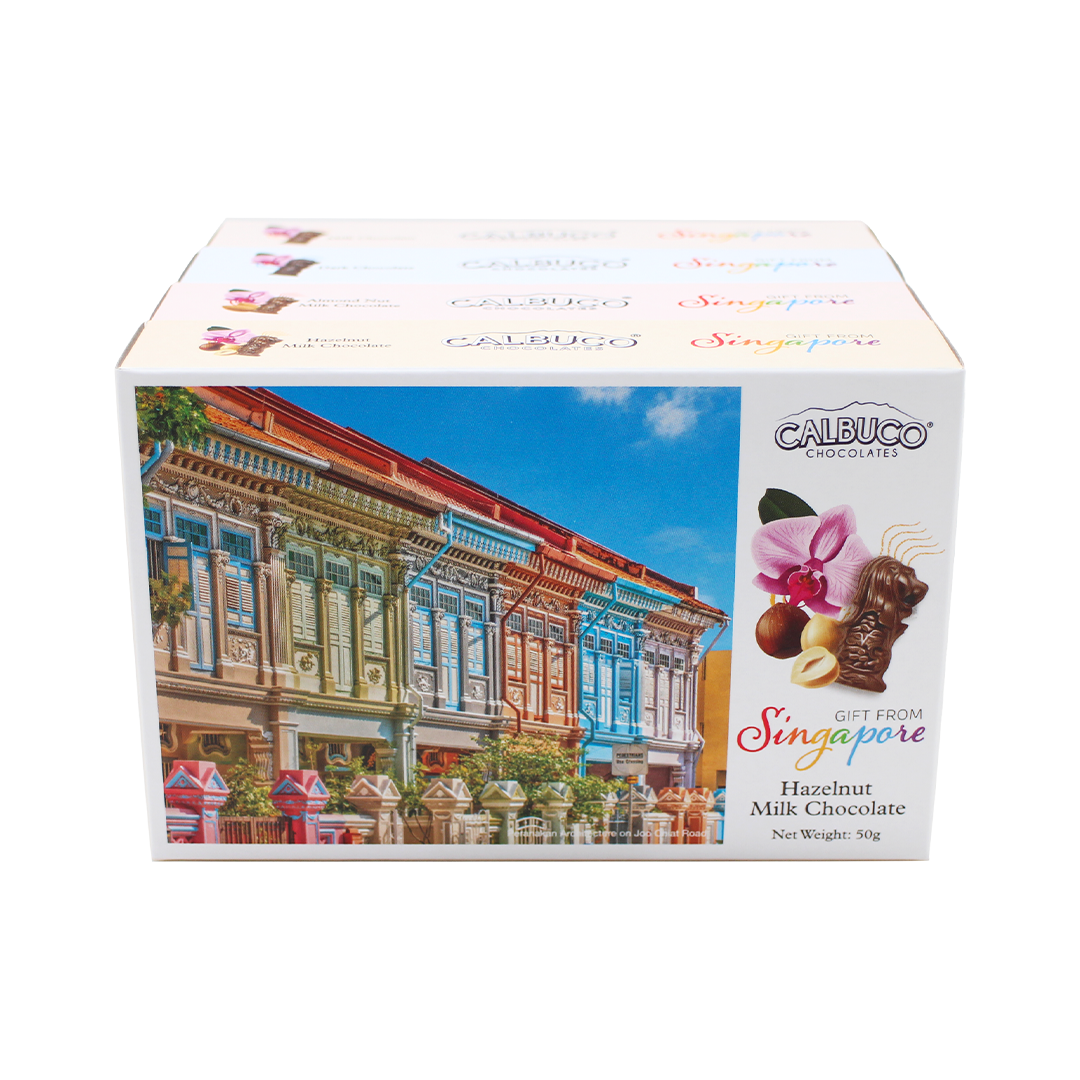 Calbuco Milk Chocoalate Merlion Assorted 4 x 50g