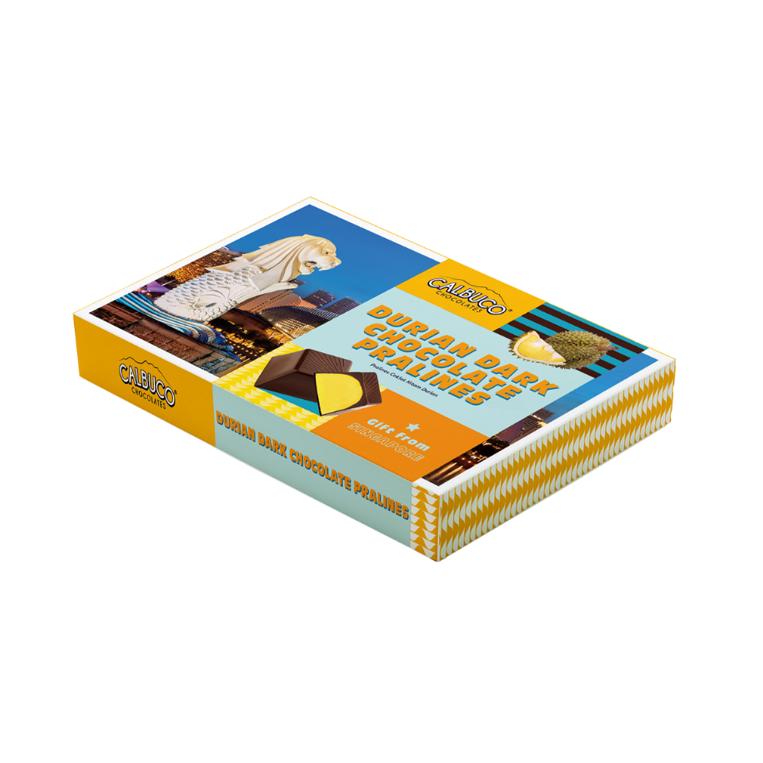 Calbuco Durian Dark Chocolate Pralines 120g