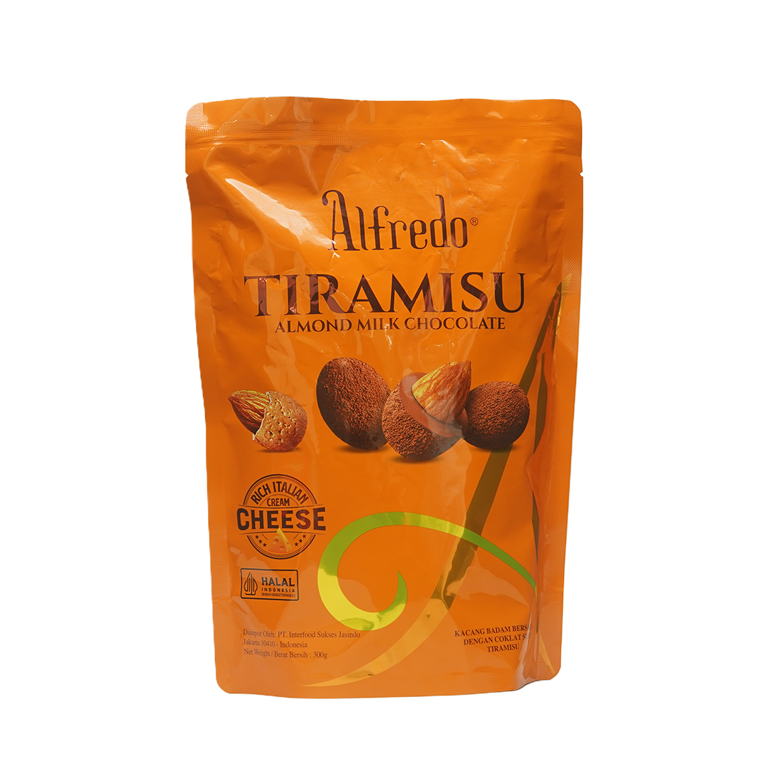 Alfredo Tiramisu Almond Milk Chocolate 300g