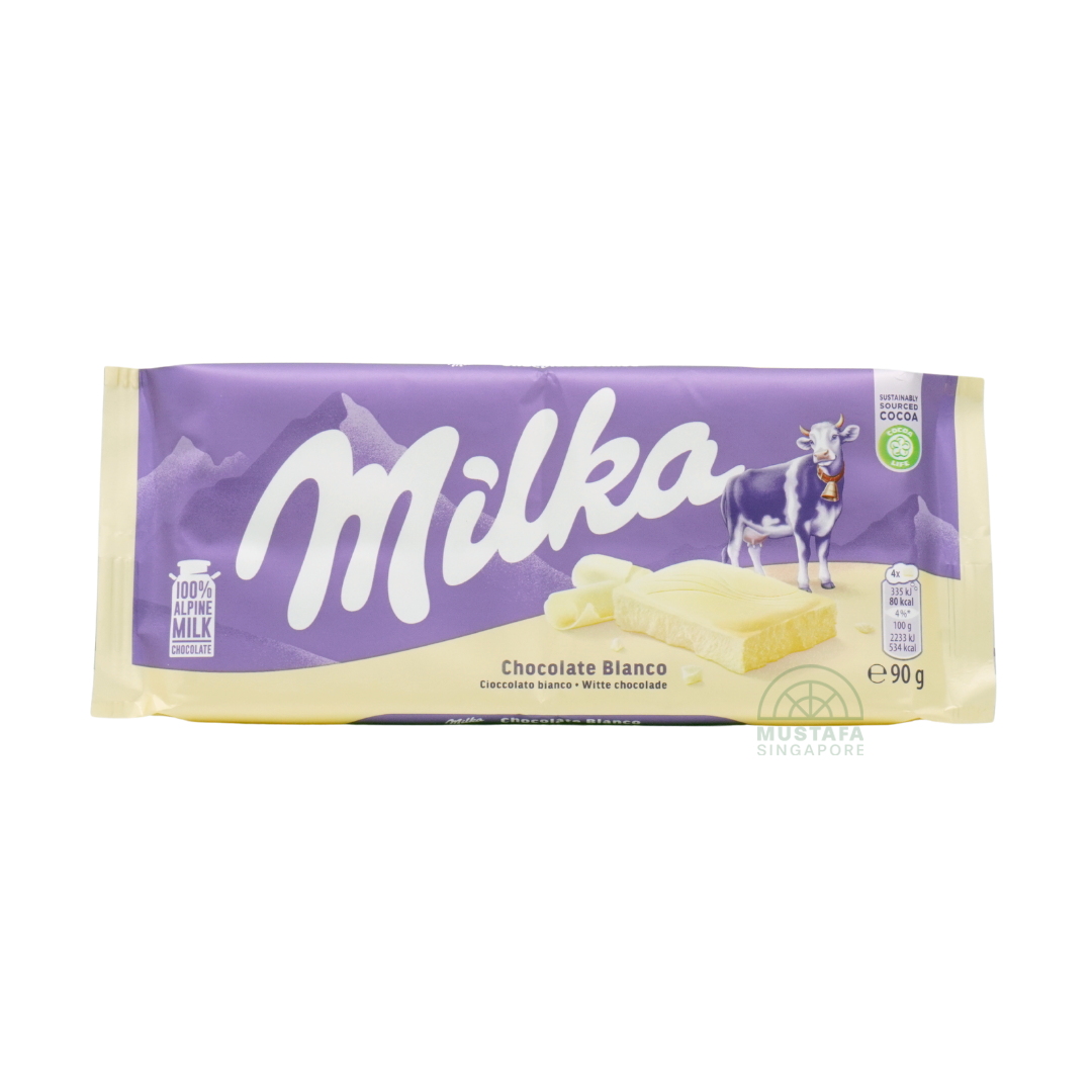 Milka Chocolate Blanco Chocolate Bar 90g