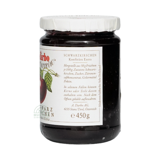 D'arbo All Natural Black Cherry Jam 450g