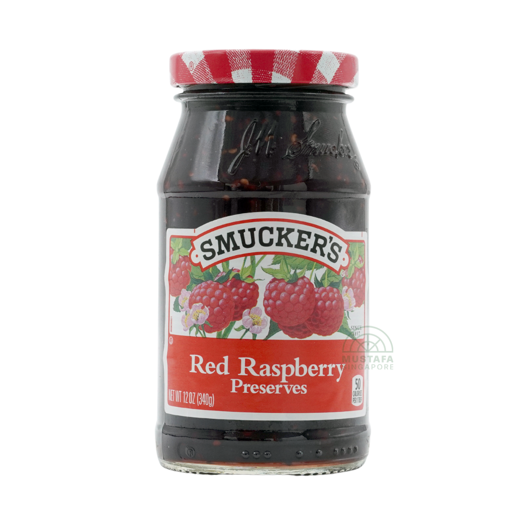 Smucker's Red Raspberry Preserves Jam 340g