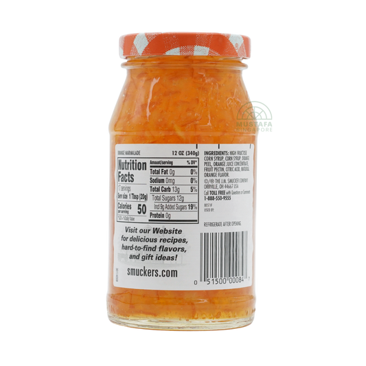 Smucker's Sweet Orange Marmalade Preserves Jam 340g Smucker's Sweet Orange Marmalade Preserves Jam 340g