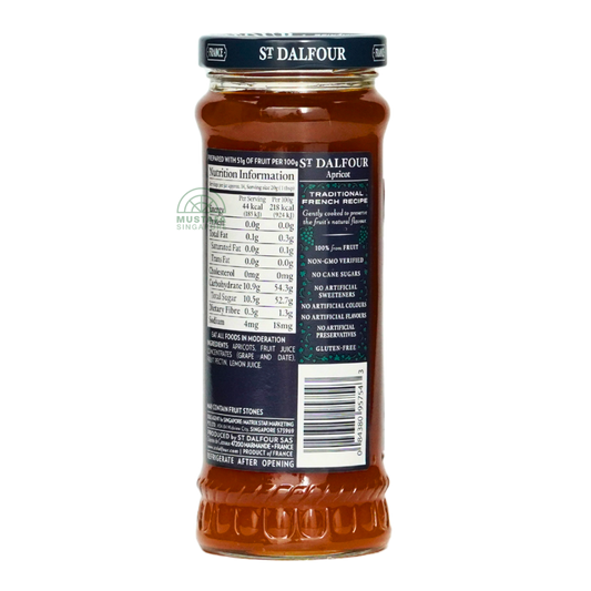 St Dalfour Apricot Fruit Spread 284g