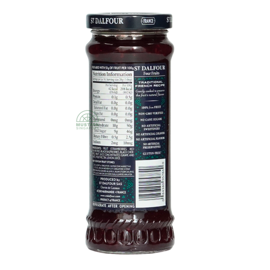 St Dalfour Four Fruits Fruit Spread 284g