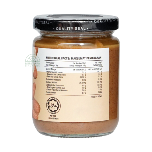 Delifood Almond Spread Non Sugar & Salt Added 220g
