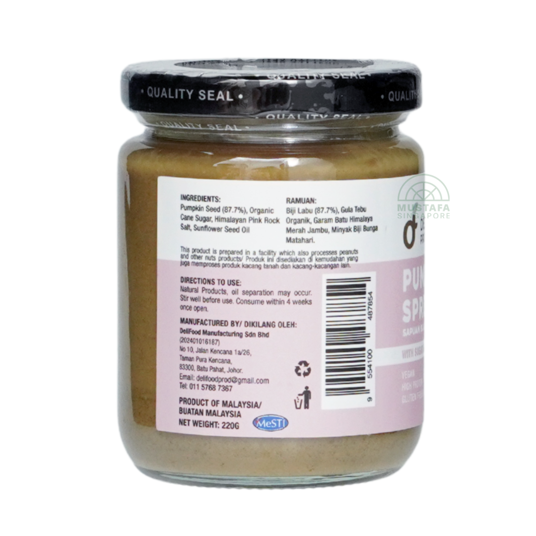 Delifood Pumpkin Seed Spread 220g
