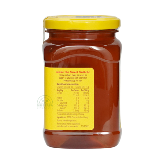 Capilano Pure Honey 100% Australian Honey 500g Capilano Pure Honey 100% Australian Honey 500g