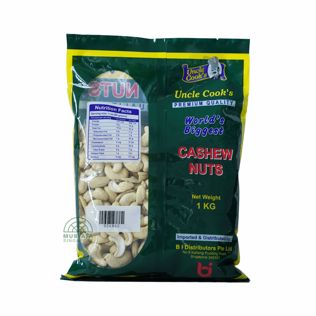 Uncle Cook's Cashew Nut WW160 1kg