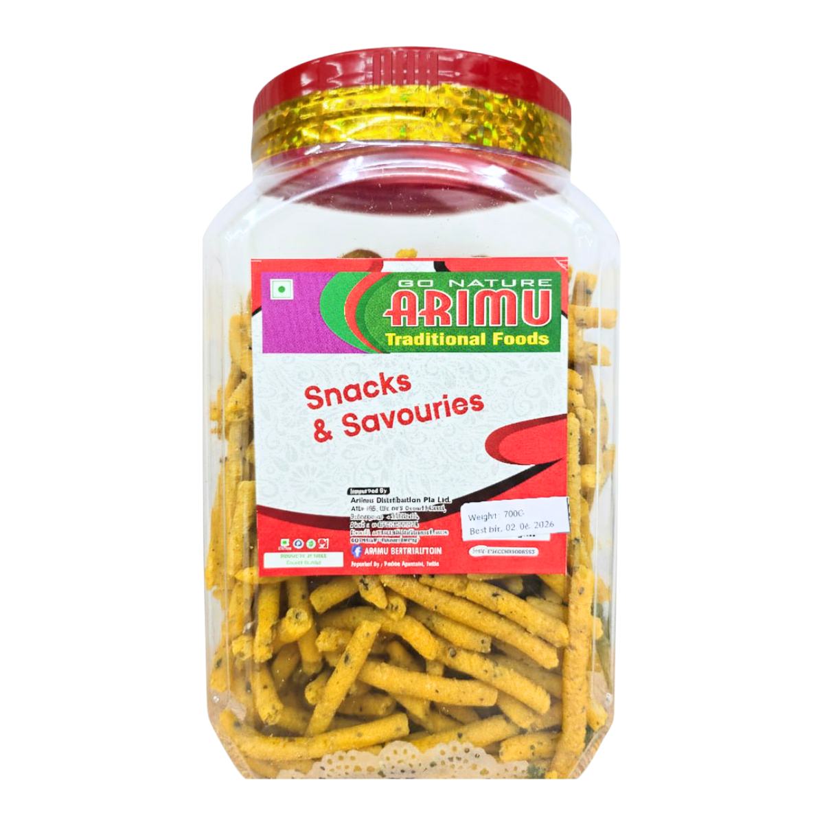 Arimu Murukku Sticks 700g
